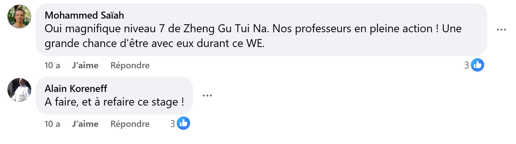 Témoignage FB Alain